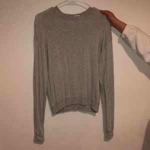 John Galt Brandy Melville light gray sweatshirt